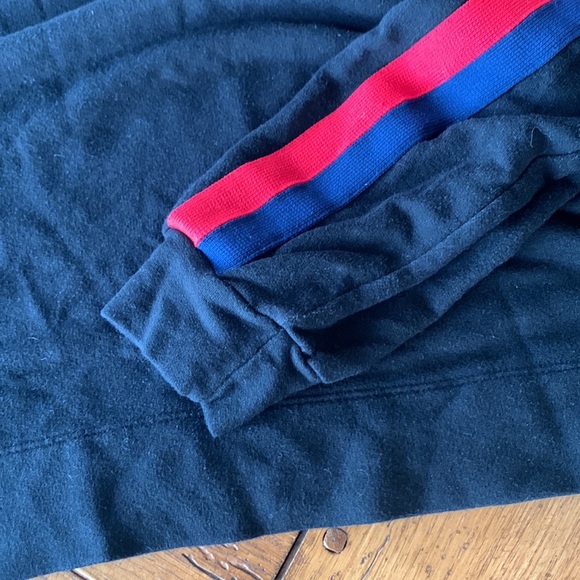 Velvet by Graham & Spencer Danica Black w/ Red  Stripe Sweatshirt Women’s Size S - Picture 10 of 10